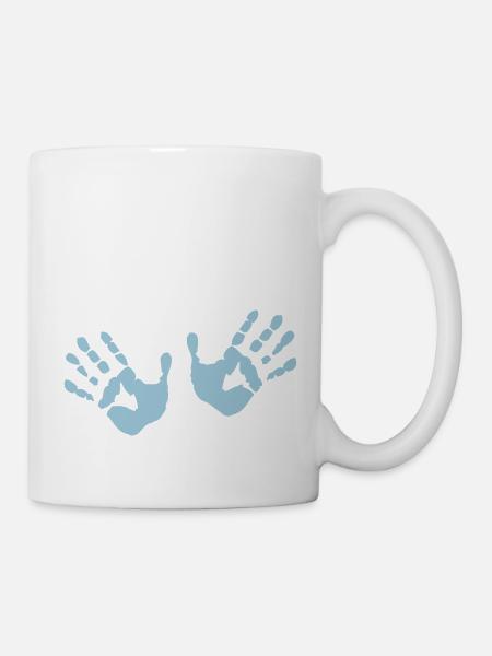 Hands - Hände - Tasse - Weiß