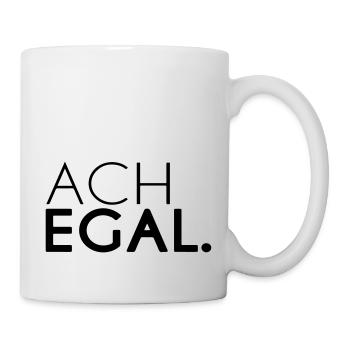ACH EGAL. - Tasse - Weiß - Rechts