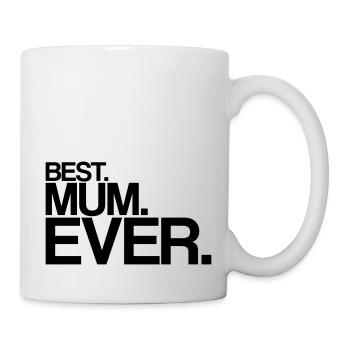 best mum ever - Mug blanc - blanc - Droite