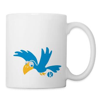 Rabe (c) - Krähe - Mug blanc - blanc - Droite