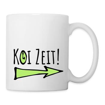 koi time - no time Swabian - Mug - white - Right