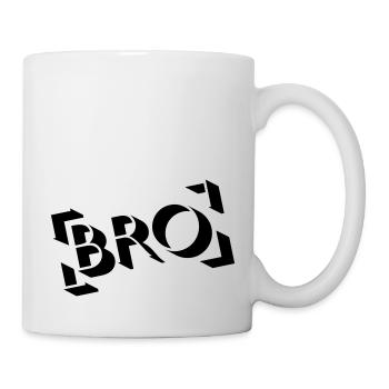 BRO Stamp - Tasse - Weiß - Rechts