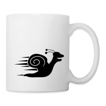 Fast Snail - Tasse - Weiß - Rechts