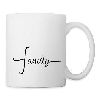 family - Tasse - Weiß - Rechts