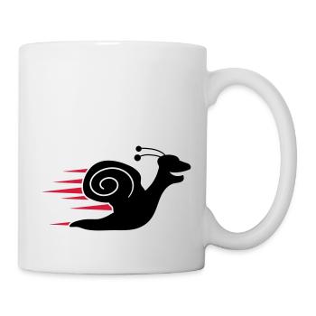 Fast Snail - Tasse - Weiß - Rechts