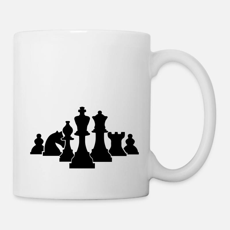 échecs - Mug blanc - blanc