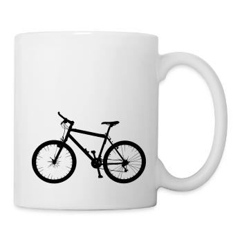 Cycle Bike Rad Fahrrad Montainbike - Tasse - Weiß - Rechts