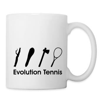 Tennis Evolution Tennisschläger Tennis - Tasse - Weiß - Rechts