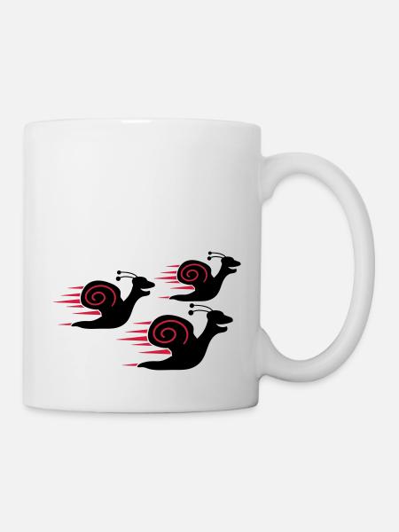Snail Race - Mug blanc - blanc