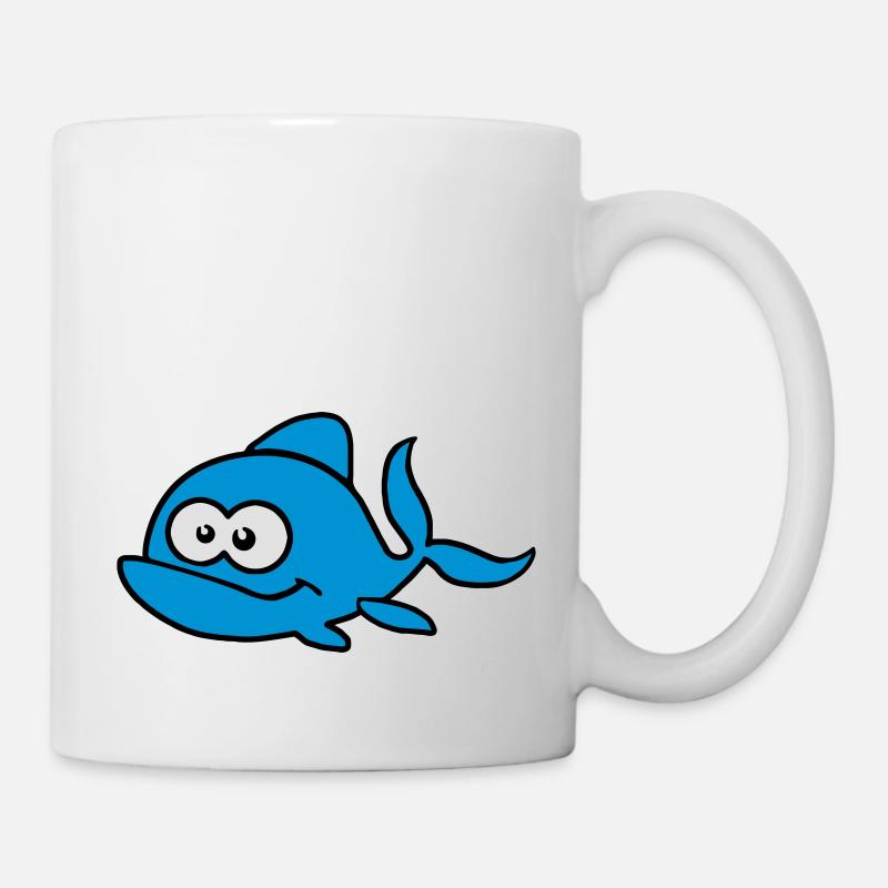 Süßer Fisch mit Glubschaugen. - Tasse - Weiß