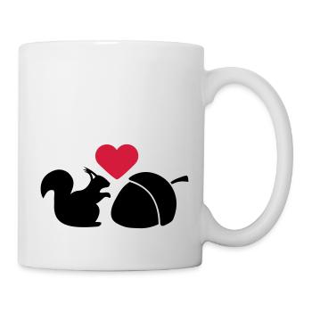 Squirrel Nut Love - Tasse - Weiß - Rechts