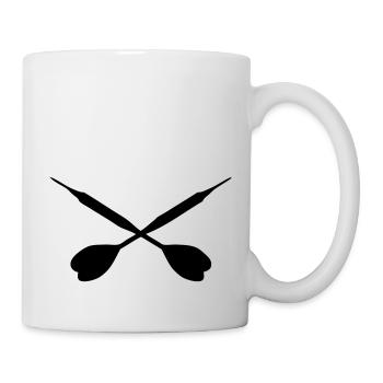 flechettes - Mug blanc - blanc - Droite