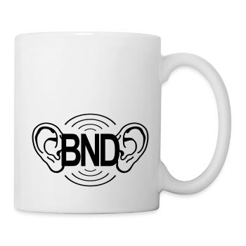 BND hat überall Ohren - Tasse - Weiß - Rechts