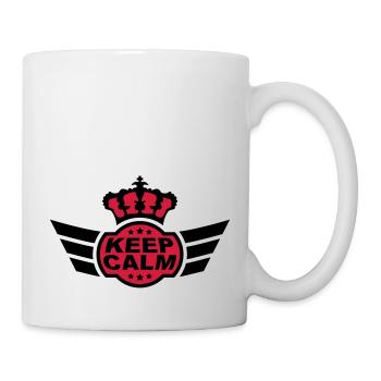Keep Calm - Tasse - Weiß - Rechts