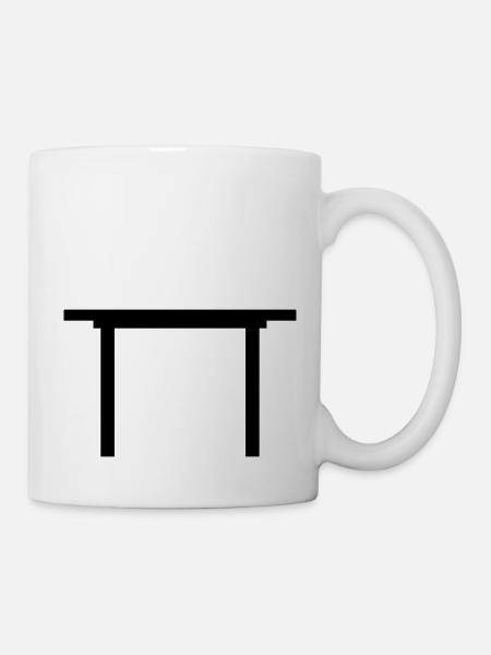 Table - Tasse - Weiß