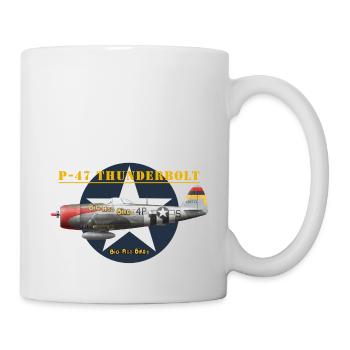 P-47 Big Ass Bird II - Mug blanc - blanc - Droite