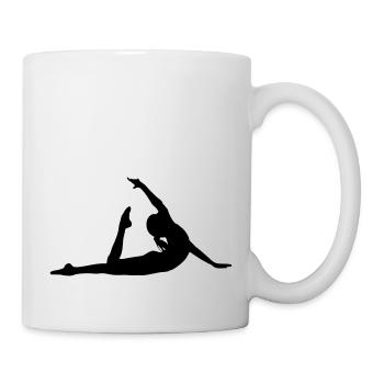 Turnen Kunstturnen Bodenturnen - Tasse - Weiß - Rechts