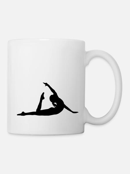Turnen Kunstturnen Bodenturnen - Tasse - Weiß