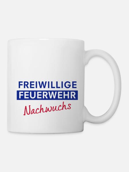 Freiwillige Feuerwehr Nachwuchs - Tasse - Weiß