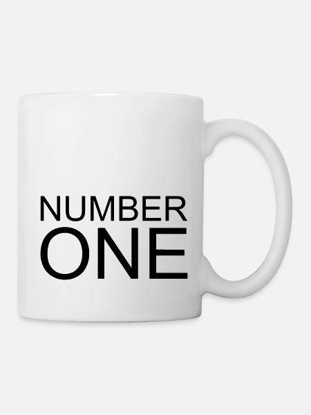 Number One - Tasse - Weiß