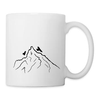 Mittenwald Viererspitze - Tasse - Weiß - Rechts