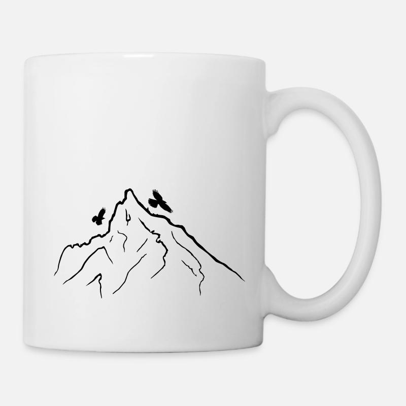 Mittenwald Viererspitze - Tasse - Weiß