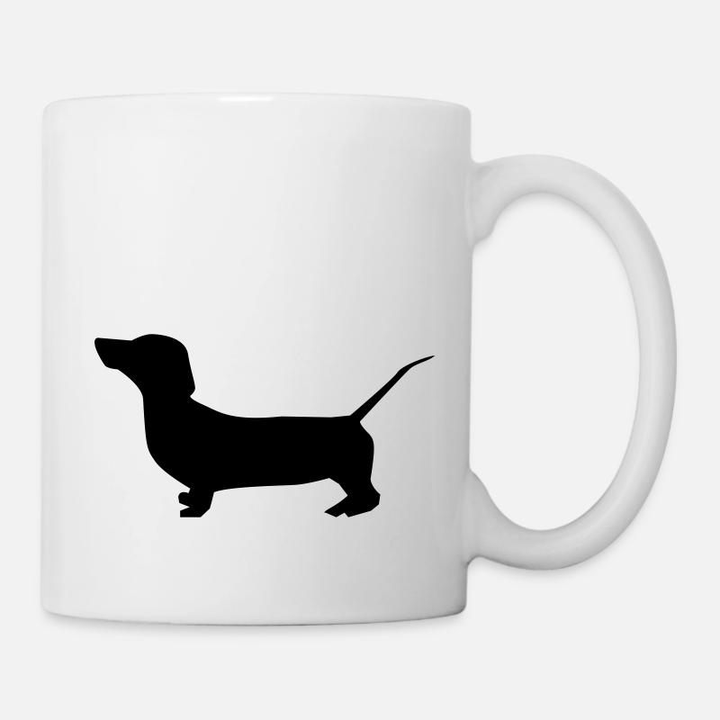 dog dackel - Tasse - Weiß
