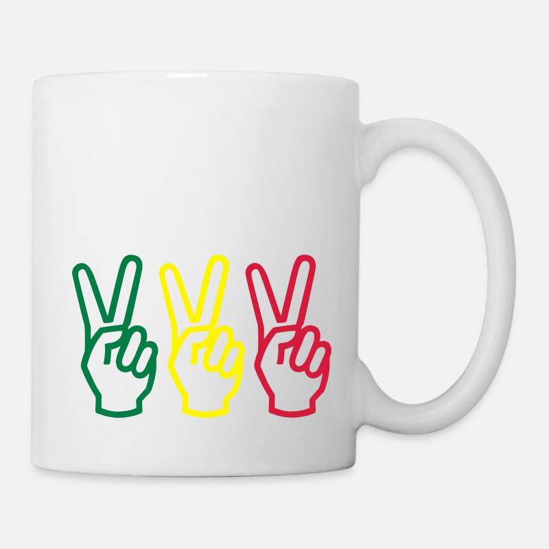 victory reggae - Mug blanc - blanc