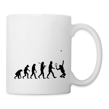 evolution Tennis - Tasse - Weiß - Rechts