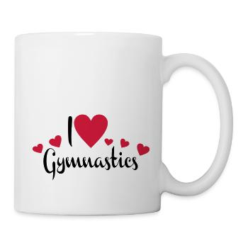 Gymnastik - Tasse - Weiß - Rechts