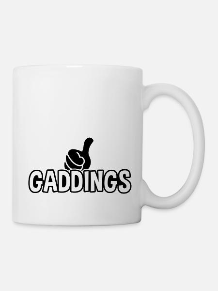 Gaddings - Dialekt - Pfalz - pfälzisch - 1C - Tasse - Weiß