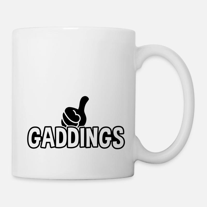 Gaddings - Dialekt - Pfalz - pfälzisch - 1C - Tasse - Weiß
