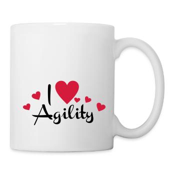agility - Mug blanc - blanc - Droite
