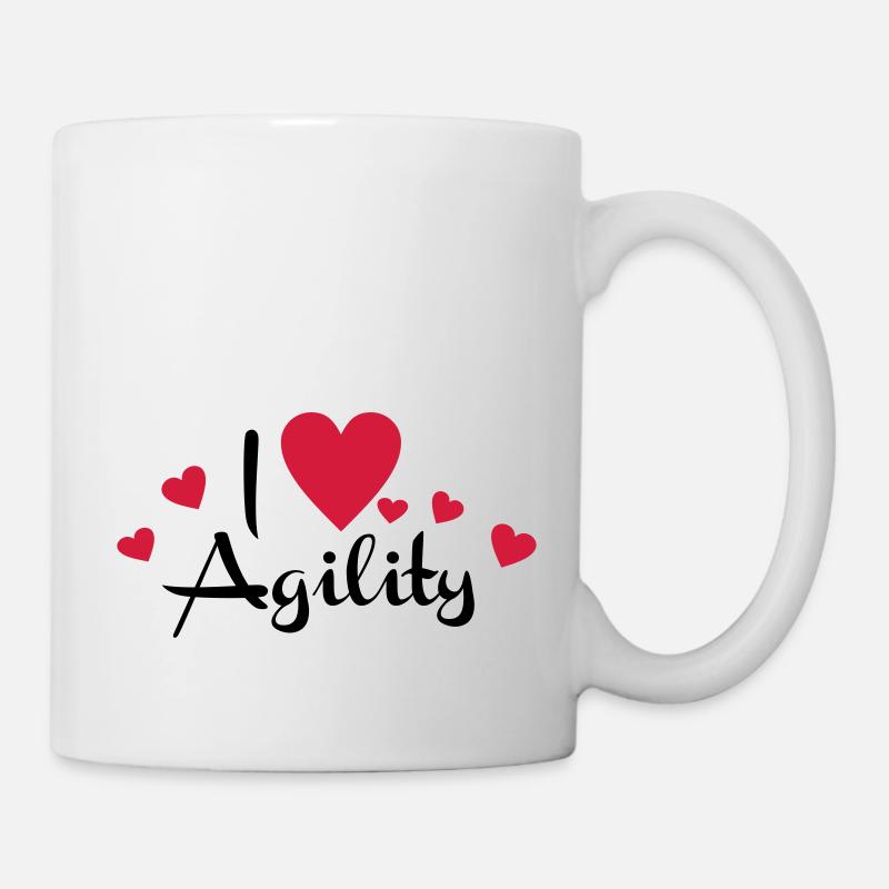 Agility - Tasse - Weiß