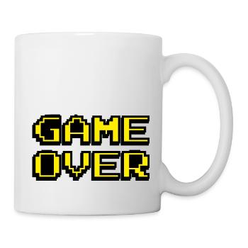Game Over Design - Mug blanc - blanc - Droite