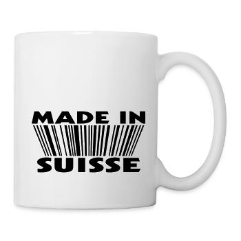 Made in suisse 3D code - Mug - white - Right