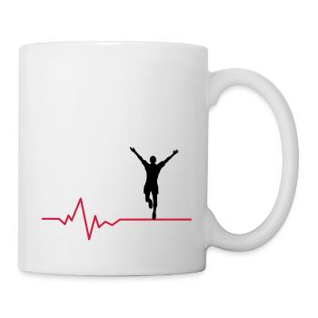 Jogger Puls - Tasse - Weiß - Rechts