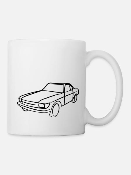 Oldtimer Vintage Tribal - Tasse - Weiß