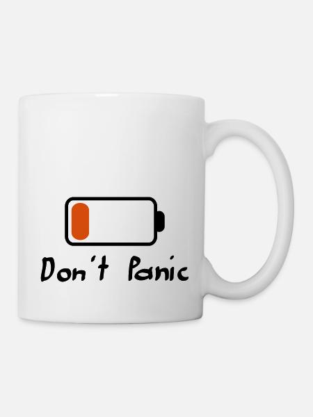 0017 Battery exp - Mug - white