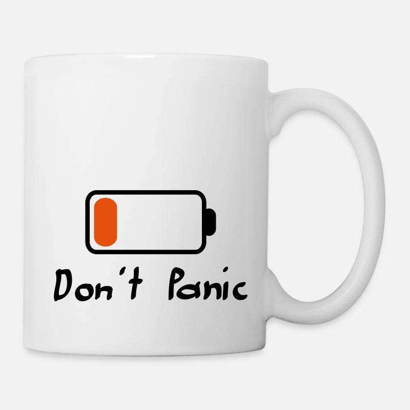 0017 Akku exp - Mug blanc - blanc