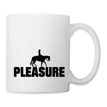 Pleasure westernhorse - Mug - white - Right