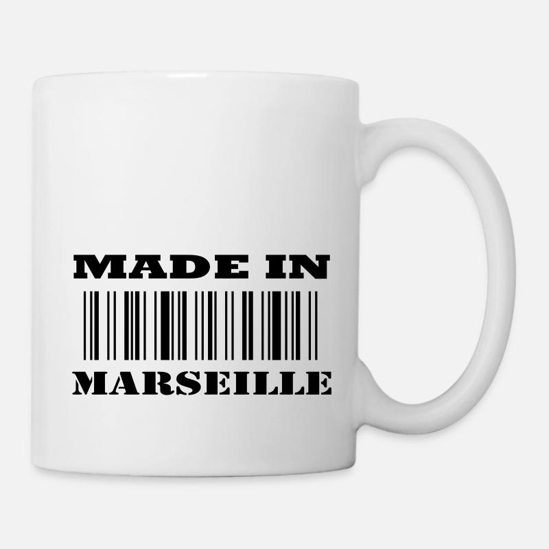 Made in MARSEILLE - Mug blanc - blanc