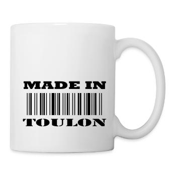 Made in TOULON - Mug blanc - blanc - Droite
