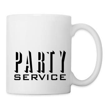 Partyservice / Party service (1c) - Tasse - Weiß - Rechts