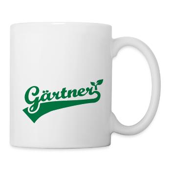 Gärtner - Tasse - Weiß - Rechts