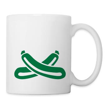 Zucchini - Tasse - Weiß - Rechts