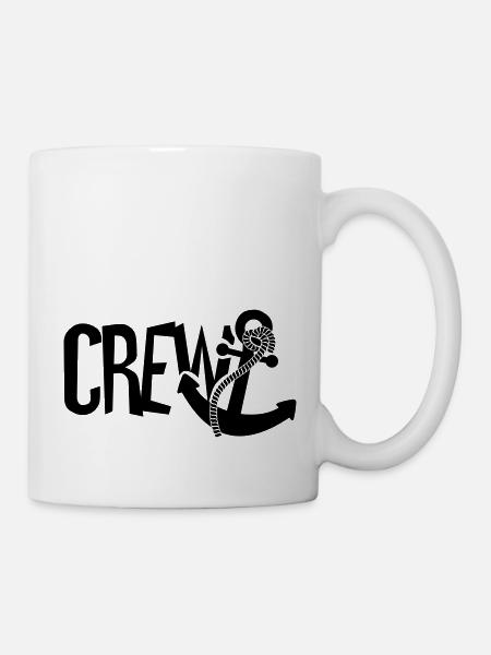 Crew Anker Matrose - Tasse - Weiß