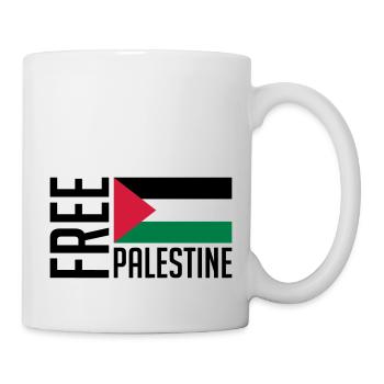 free_palestine_pa3 - Tasse - Weiß - Rechts