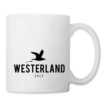 Möwe Westerland Sylt - Tasse - Weiß - Rechts