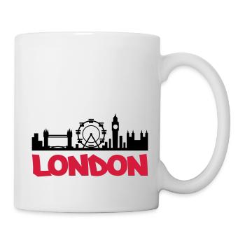 london_skyline - Tasse - Weiß - Rechts